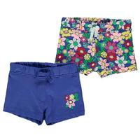 crafted 2 pack shorts infant girls