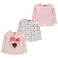 Crafted Three Pack Fashion T Shirts Infant Girls
