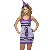 Crayola Wisteria Tank Dress