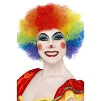 Crazy Clown Wig, Rainbow, 120g