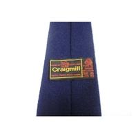 Craigmill Pure New Wool Tie Navy