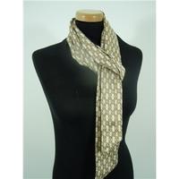 Cream and golden yellow horse stirrup Printed Scarf