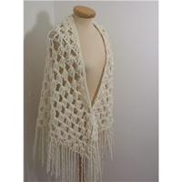 Cream Chenllie Wrap / Shawl