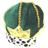 crown hat full green