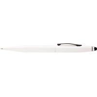 cross tech 2 white ballpoint pen at0652 5