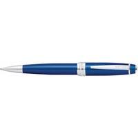 cross bailey blue lacqeur ballpoint pen at0452 12