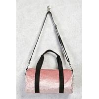 Crushed Velvet Duffle Bag