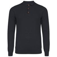 Cristian Polo Neck Knitted Jumper in True Navy  Kensington Eastside