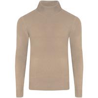 Craig Roll Neck Knitted Jumper in Stone  Kensington Eastside