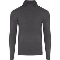 Craig Roll Neck Knitted Jumper in Charcoal  Kensington Eastside
