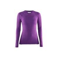 craft womens warm wool long sleeve baselayer purple xl