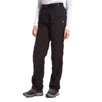 craghoppers womens kiwi lined trousers black black