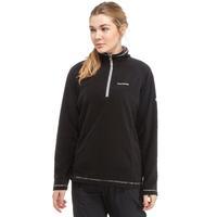 craghoppers womens seline half zip fleece black black