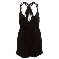 cross over strap playsuit