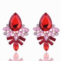 crystal geometric stud earrings jewelry geometric party daily casual c ...