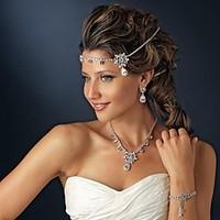 Crystal Zircon forehead Headband Hair Jewelry for Wedding Party