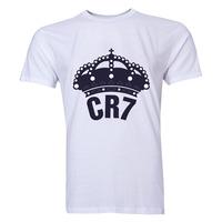 cristiano ronaldo cr7 real madrid t shirt white