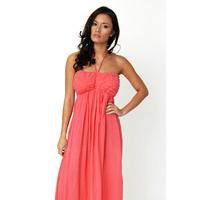 Crochet Trim Maxi Dress