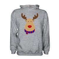 crystal palace rudolph supporters hoody grey kids