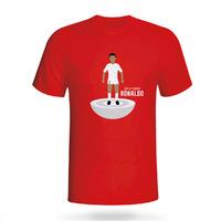 Cristiano Ronaldo Real Madrid Subbuteo Tee (red)