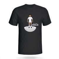 cristiano ronaldo real madrid subbuteo tee black