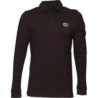 cruyff classics mens vans long sleeve polo black