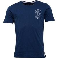 Crosshatch Mens Bravo T-Shirt Estate Blue