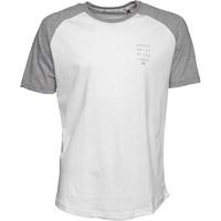 crosshatch mens terrace t shirt light grey marl