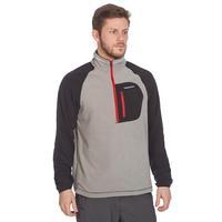 craghoppers mens clifton half zip fleece grey grey