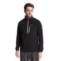 craghoppers mens clifton half zip fleece black black