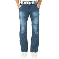 Crosshatch Mens Newport Jeans Darkwash