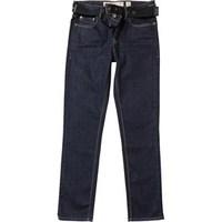 crosshatch mens bancroft stretch belted jeans raw wash