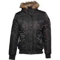 Crosshatch Mens Eppingen Bomber Jacket Black