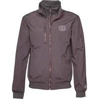 Crosshatch Mens Denbie Zip Jacket Forged Iron