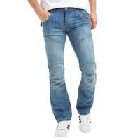 Crosshatch Mens Newport Jeans Light Wash