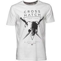 Crosshatch Mens Bladeskull T-Shirt White