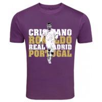 cristiano ronaldo real madrid t shirt purple