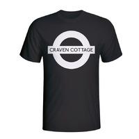 Craven Cottage London Tube T-shirt (black)