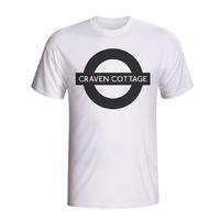 Craven Cottage London Tube T-shirt (white)