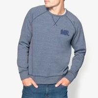 Crew Neck Sweatshirt with Boucle Motif