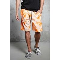 crystal dye french terry shorts