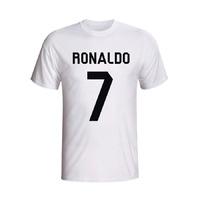 cristiano ronaldo real madrid hero t shirt white kids