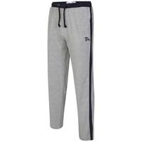 Crockford Racer Stripe Lounge Pants in Light Grey Marl - Tokyo Laundry