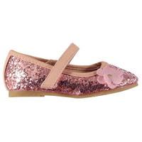 Crafted Glitter Floral Shoes Junior Girls