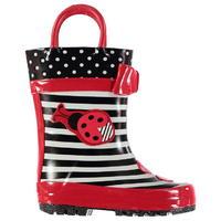 crafted print rubber wellies