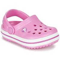 crocs crocband clog kids girlss childrens clogs shoes in pink