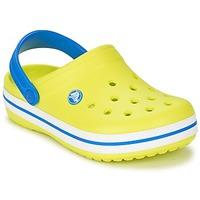 crocs crocband boyss childrens clogs shoes in yellow