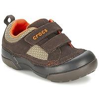 Crocs DAWSON HOOK LOOP boys\'s Children\'s Shoes (Trainers) in brown