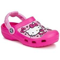 Crocs HELLO KITTY CANDY RIBBONS CLOG girls\'s Children\'s Clogs (Shoes) in pink