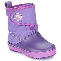 Crocs CROCBAND II.5 GUST BOOT girls\'s Children\'s Low Ankle Boots in purple